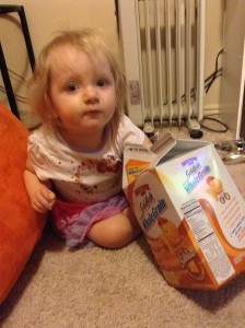 Such an independent little girl.